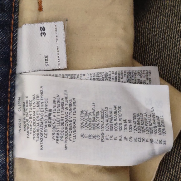 Diesel Size 38 Slim Fit Mid Waist Straight Leg 1995 Jeans 09C04 - Picture 12 of 15